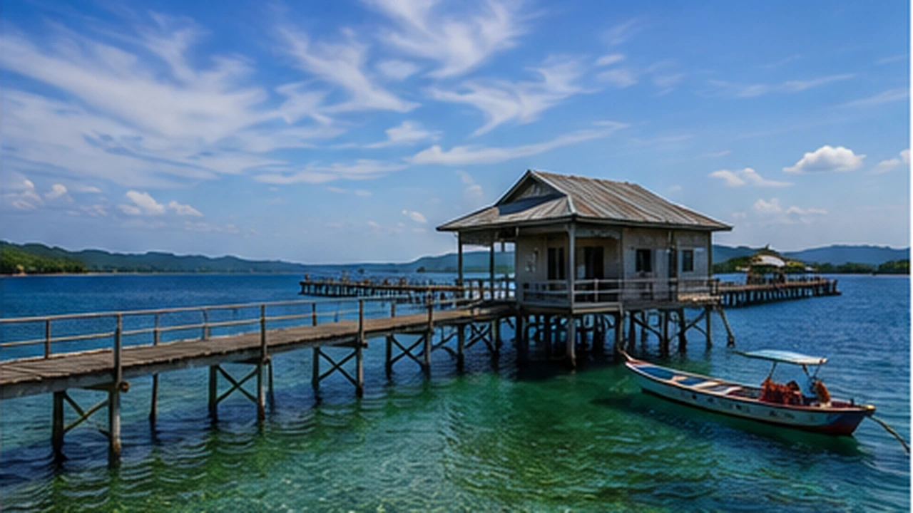 Pemandangan kawasan pesisir dan perairan wilayah Buton Tengah
