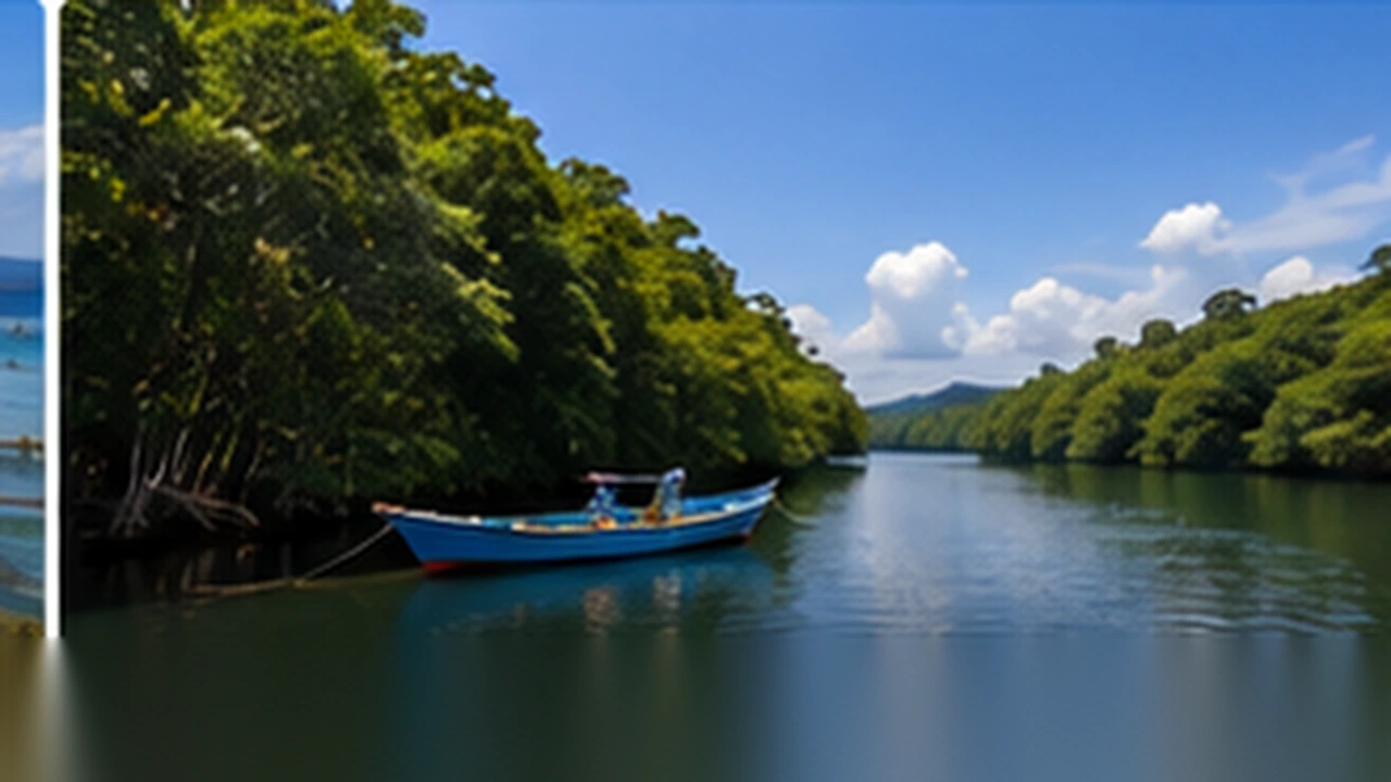 Pemandangan kawasan pesisir dan perairan wilayah Buton Utara