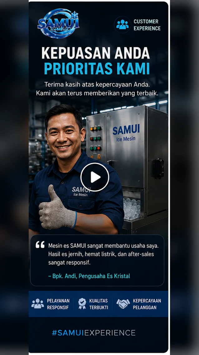Video Pengalaman Customer SAMUI Ice Mesin
